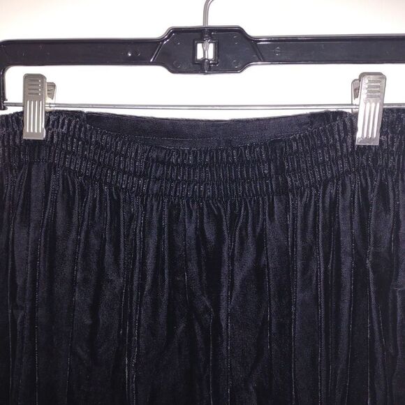 Vtg Toots Dierre Womens‎ Sz Medium Black Velvet 2 Pc Jacket Maxi Skirt - Picture 12 of 15